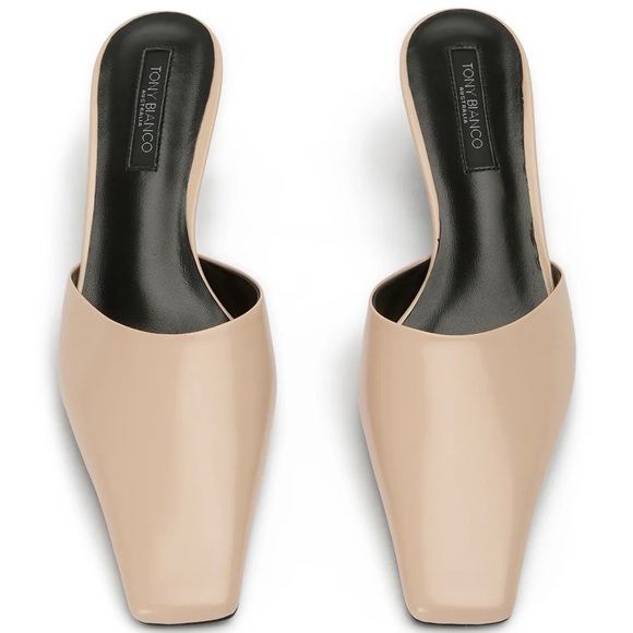 Tony Bianco Cream Mules - Picture 2 of 7
